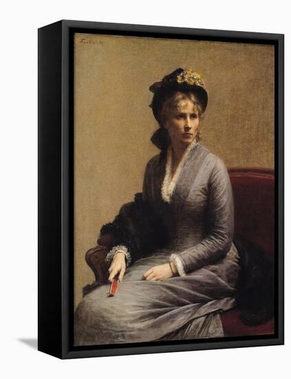 Charlotte Dubourg (1850-1921) 1882-Henri Fantin-Latour-Framed Premier Image Canvas