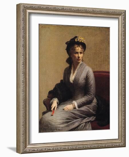 Charlotte Dubourg (1850-1921) 1882-Henri Fantin-Latour-Framed Giclee Print