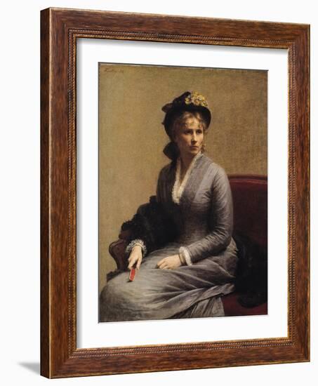 Charlotte Dubourg (1850-1921) 1882-Henri Fantin-Latour-Framed Giclee Print