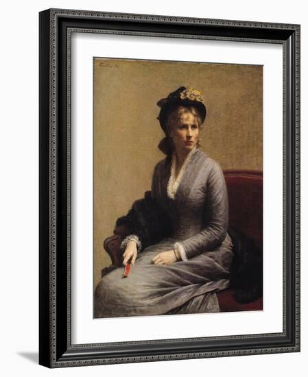 Charlotte Dubourg (1850-1921) 1882-Henri Fantin-Latour-Framed Giclee Print