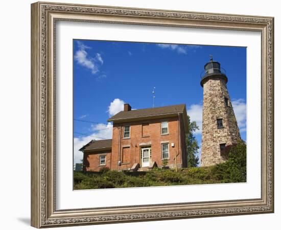 Charlotte-Genesee Lighthouse Museum, Rochester, New York State, USA-Richard Cummins-Framed Photographic Print