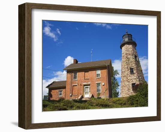 Charlotte-Genesee Lighthouse Museum, Rochester, New York State, USA-Richard Cummins-Framed Photographic Print