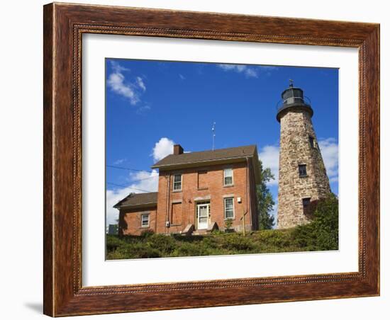 Charlotte-Genesee Lighthouse Museum, Rochester, New York State, USA-Richard Cummins-Framed Photographic Print