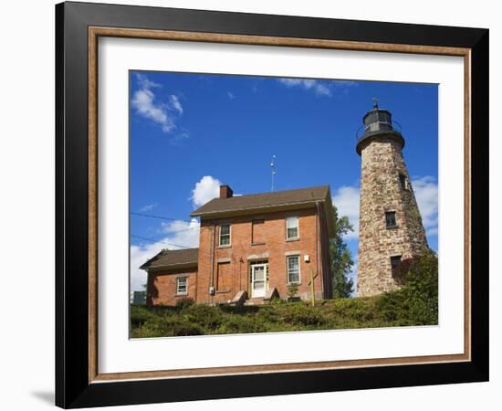 Charlotte-Genesee Lighthouse Museum, Rochester, New York State, USA-Richard Cummins-Framed Photographic Print