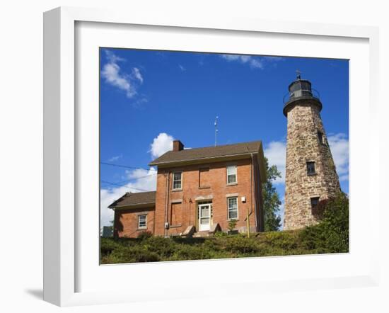 Charlotte-Genesee Lighthouse Museum, Rochester, New York State, USA-Richard Cummins-Framed Photographic Print