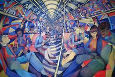 Subway NYC, 1994-Charlotte Johnson Wahl-Framed Giclee Print