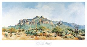 Superstition Mountain-Charlotte Klingler-Mounted Art Print