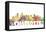 Charlotte NC Skyline Mclr 2-Marlene Watson-Framed Premier Image Canvas