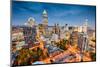 Charlotte, North Carolina, USA Uptown Cityscape.-SeanPavonePhoto-Mounted Photographic Print