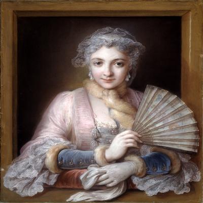 'Charlotte Philippine De Chatre De Cange, Marquise De Lamure (Pastel on