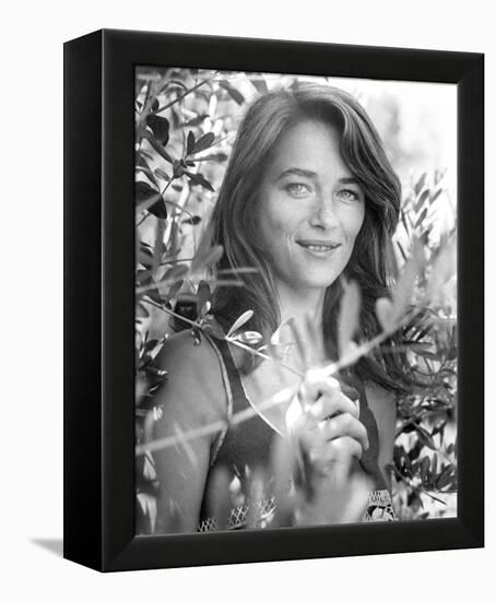 Charlotte Rampling - Corky-null-Framed Stretched Canvas