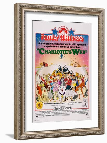 Charlotte's Web, 1973-null-Framed Art Print