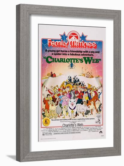 Charlotte's Web, 1973-null-Framed Art Print