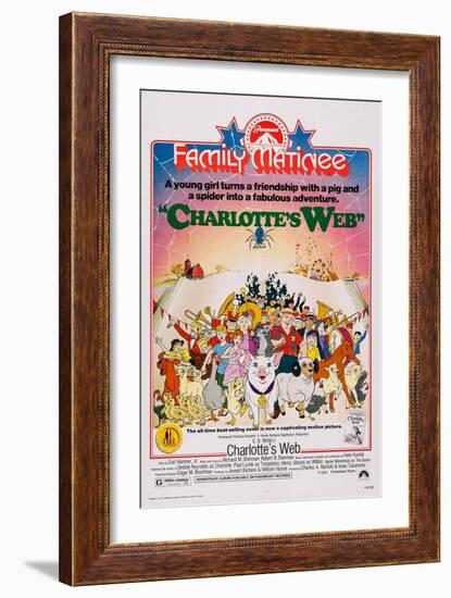 Charlotte's Web, 1973-null-Framed Art Print