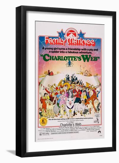 Charlotte's Web, 1973-null-Framed Art Print