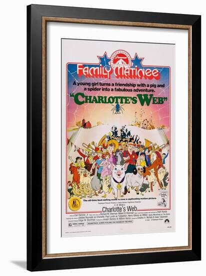 Charlotte's Web, 1973-null-Framed Art Print