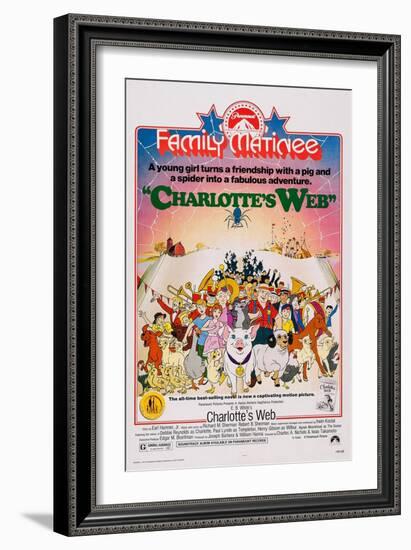 Charlotte's Web, 1973-null-Framed Art Print