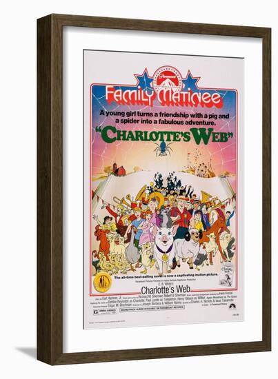 Charlotte's Web, 1973-null-Framed Premium Giclee Print