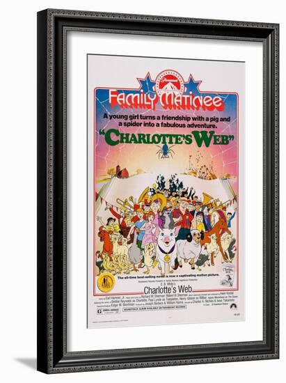 Charlotte's Web, 1973-null-Framed Premium Giclee Print
