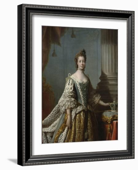 Charlotte Sophia of Mecklenburg-Strelitz, 1762-Allan Ramsay-Framed Giclee Print