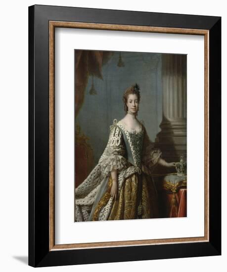 Charlotte Sophia of Mecklenburg-Strelitz, 1762-Allan Ramsay-Framed Giclee Print