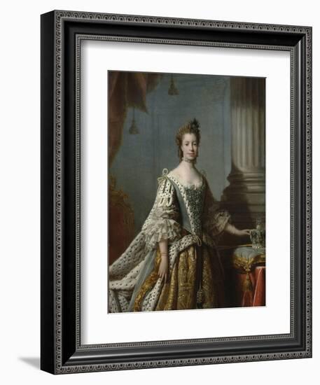 Charlotte Sophia of Mecklenburg-Strelitz, 1762-Allan Ramsay-Framed Giclee Print