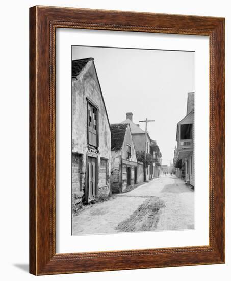 Charlotte Street, St. Augustine, Fla.-null-Framed Photo