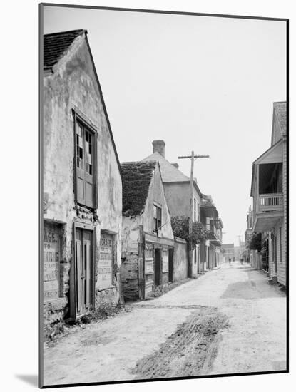 Charlotte Street, St. Augustine, Fla.-null-Mounted Photo