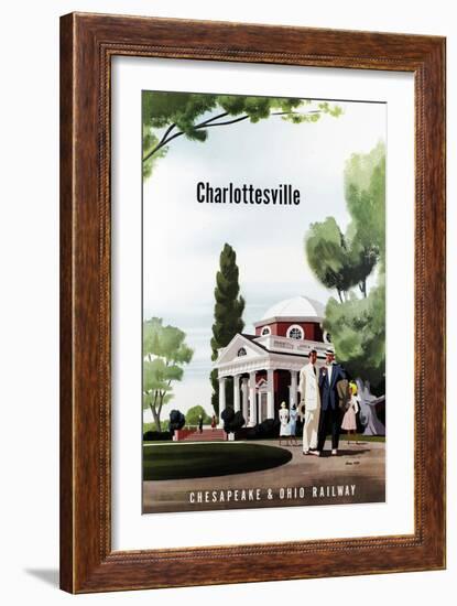 Charlottesville-Bern Hill-Framed Giclee Print