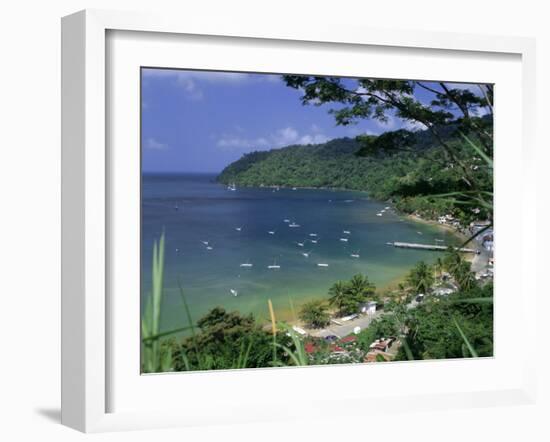 Charlotteville, Tobago, Trinidad and Tobago, Caribbean, West Indies, Central America-G Richardson-Framed Photographic Print