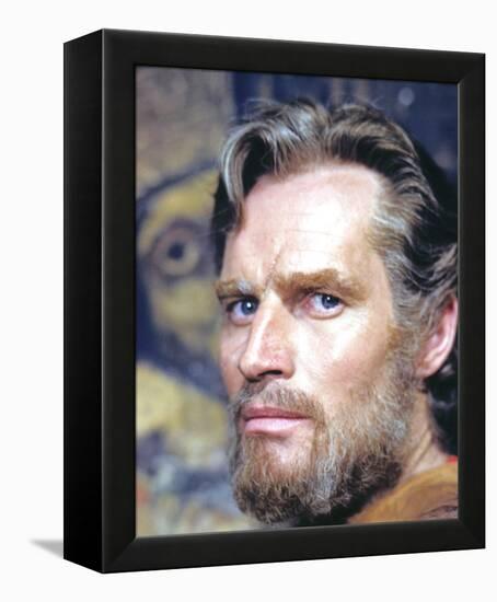 Charlton Heston - El Cid-null-Framed Stretched Canvas