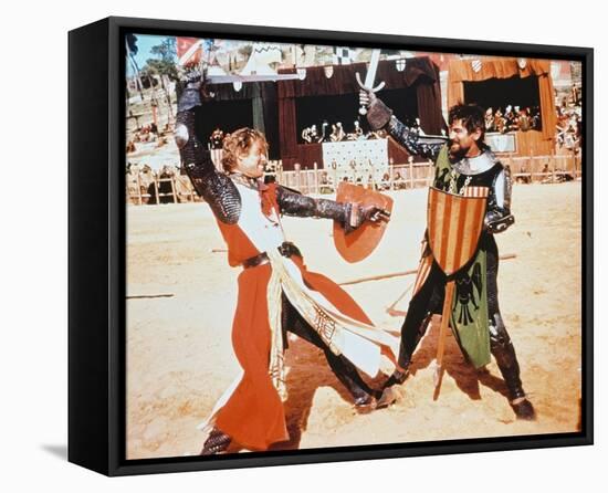 Charlton Heston - El Cid-null-Framed Stretched Canvas