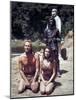 Charlton Heston; Linda Harrison. "Planet of the Apes" [1968], Directed by Franklin J. Schaffner.-null-Mounted Photographic Print