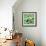 Charm on Green painting-Helen White-Framed Giclee Print displayed on a wall