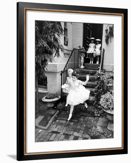 Charm School for Modern Living Wash-Art Rickerby-Framed Photographic Print