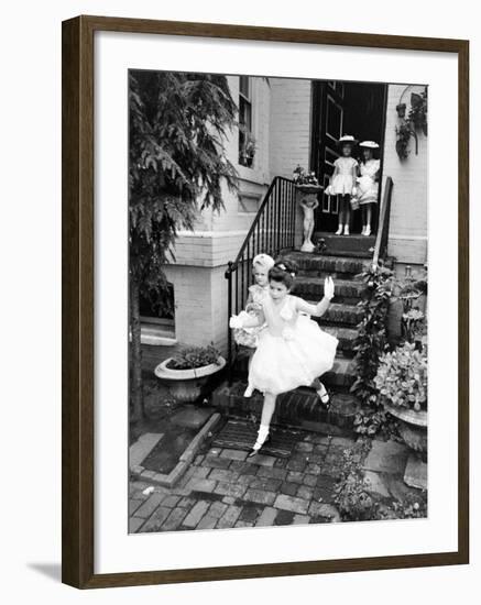 Charm School for Modern Living Wash-Art Rickerby-Framed Photographic Print