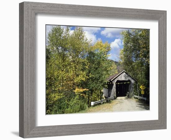 Charming Covered Bridge-null-Framed Photographic Print