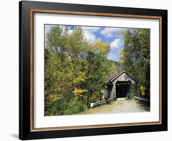 Charming Covered Bridge-null-Framed Photographic Print