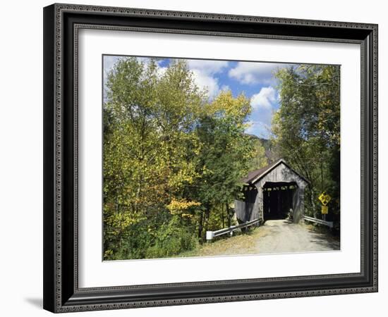 Charming Covered Bridge-null-Framed Photographic Print