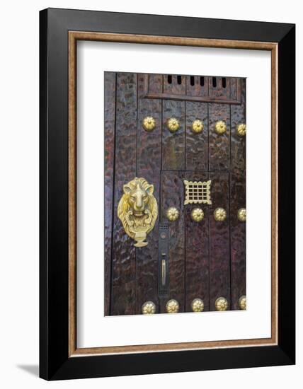 Charming entry door, Cartagena, Colombia.-Jerry Ginsberg-Framed Photographic Print
