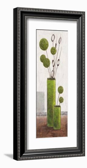 Charming Green Balloons-Karsten Kirchner-Framed Art Print