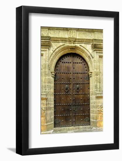 Charming Spanish Colonial Architecture, Old City, Cartagena, Colombia-Jerry Ginsberg-Framed Photographic Print