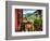 Charming Street Scene in Bellagio II-George Oze-Framed Photographic Print