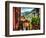 Charming Street Scene in Bellagio II-George Oze-Framed Photographic Print