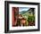 Charming Street Scene in Bellagio II-George Oze-Framed Photographic Print