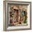 Charming Streets Of Old Mediterranean Towns-Maugli-l-Framed Art Print