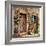 Charming Streets Of Old Mediterranean Towns-Maugli-l-Framed Art Print