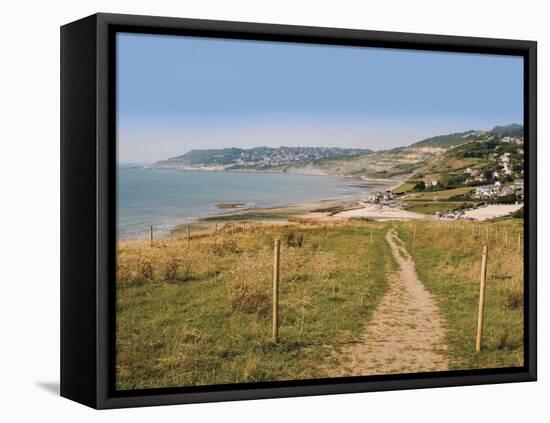 Charmouth, Jurassic Coast, UNESCO World Heritage Site, Dorset, England, United Kingdom, Europe-David Hughes-Framed Premier Image Canvas