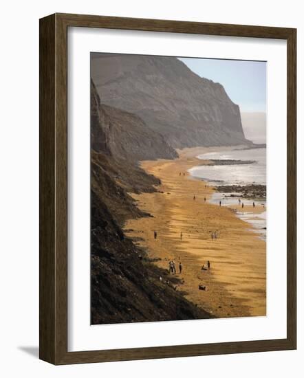 Charmouth, Jurassic Coast, UNESCO World Heritage Site, Dorset, England, United Kingdom, Europe-David Hughes-Framed Photographic Print