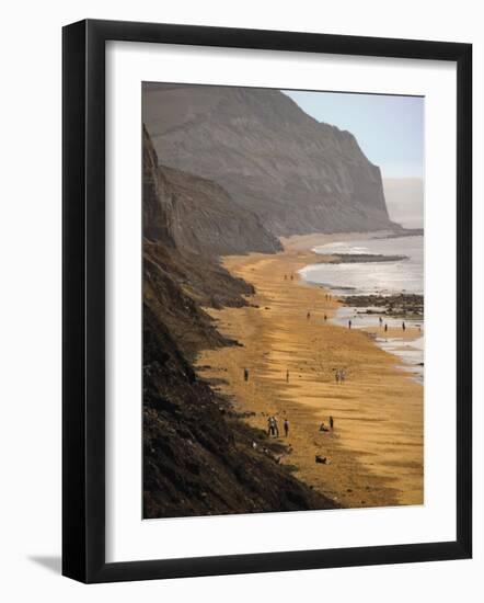 Charmouth, Jurassic Coast, UNESCO World Heritage Site, Dorset, England, United Kingdom, Europe-David Hughes-Framed Photographic Print